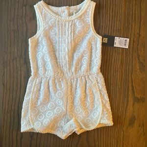 Genuine Kids Toddler Eyelet Romper